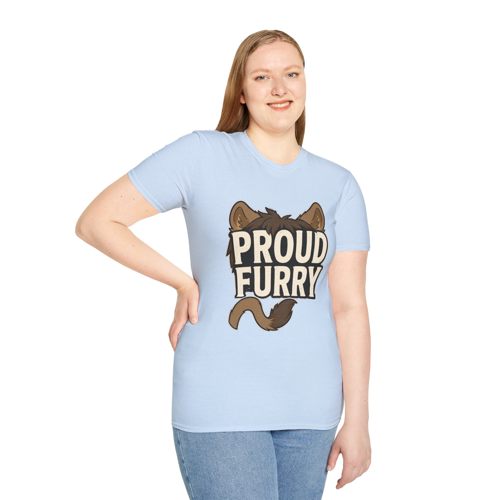 Proud Furry Graphic Tee — Cute Furry Pride T-Shirt