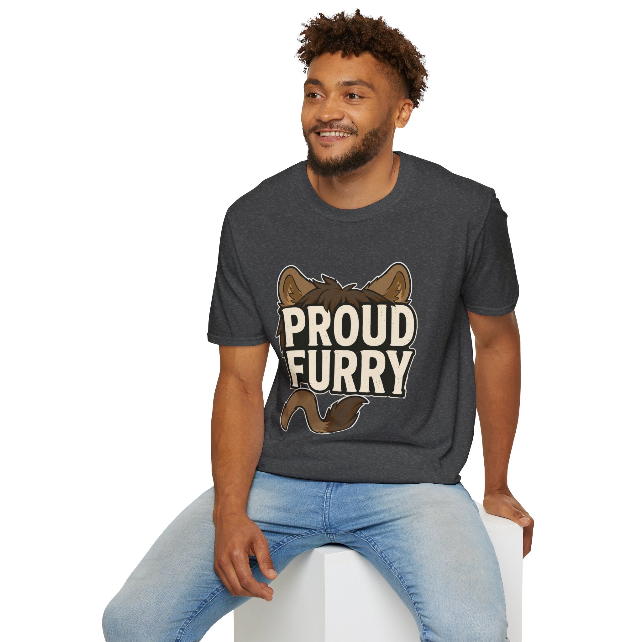 Proud Furry Graphic Tee — Cute Furry Pride T-Shirt