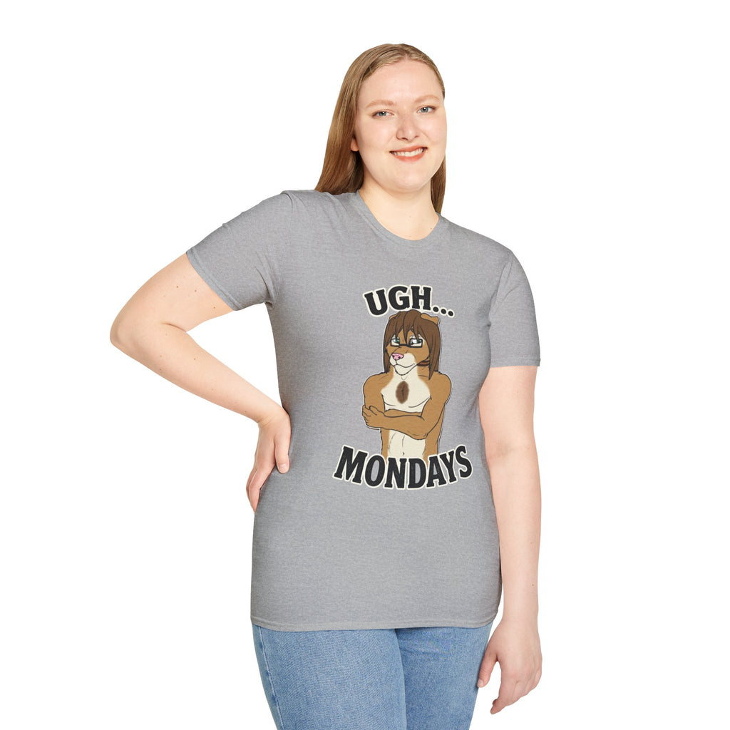 Ugh Mondays Grumpy Lion T-Shirt | Funny Work Casual Tee