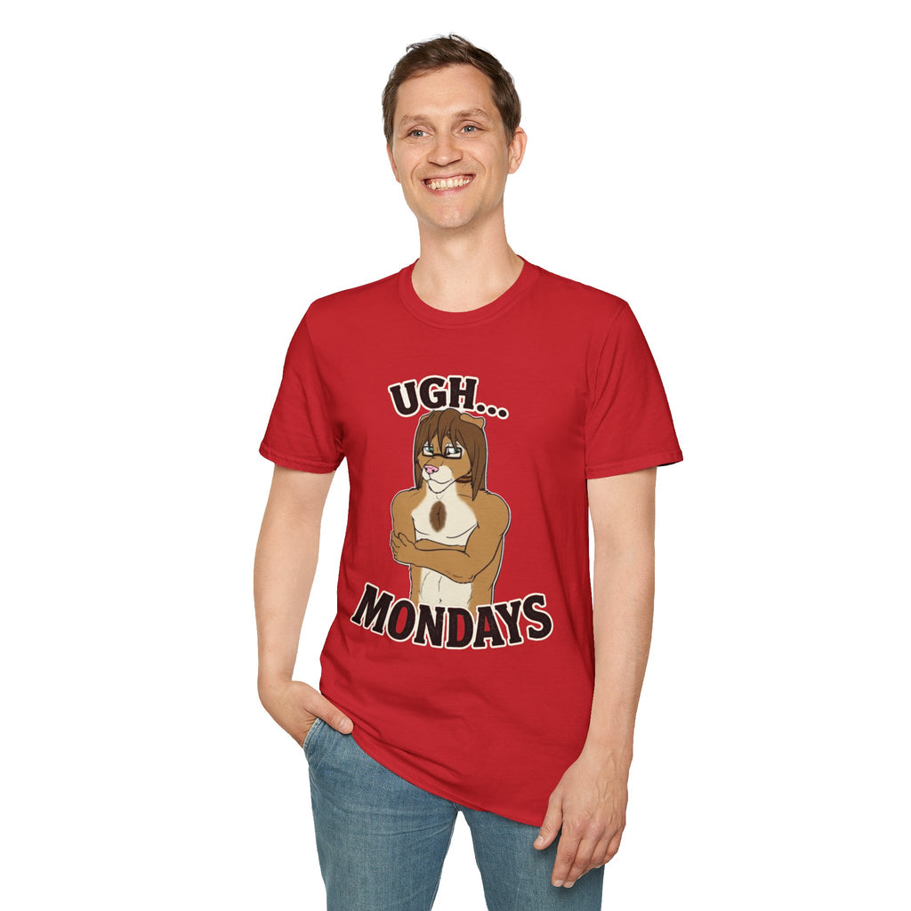 Ugh Mondays Grumpy Lion T-Shirt | Funny Work Casual Tee