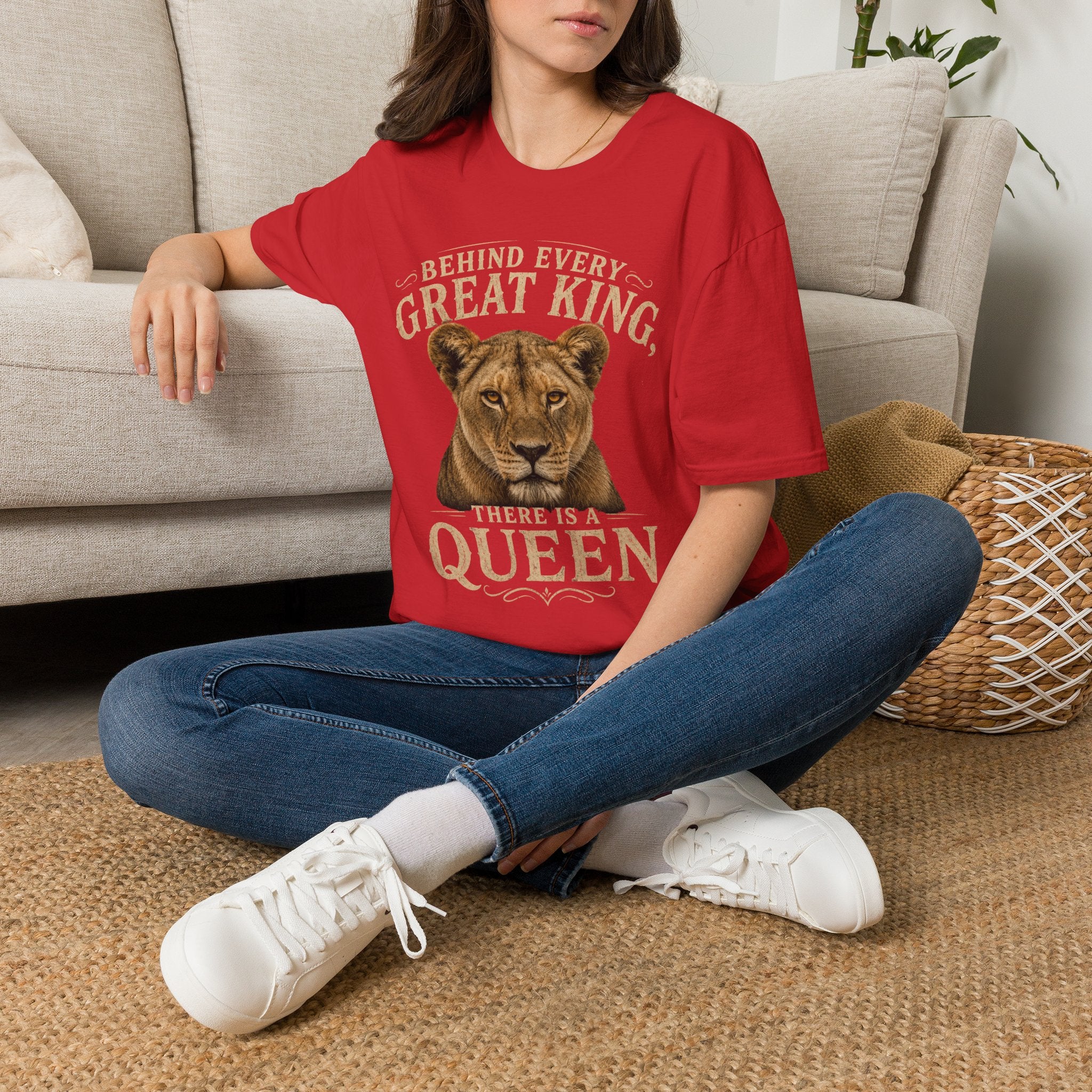 Lioness "Behind Every Great King There's A Queen" T-Shirt