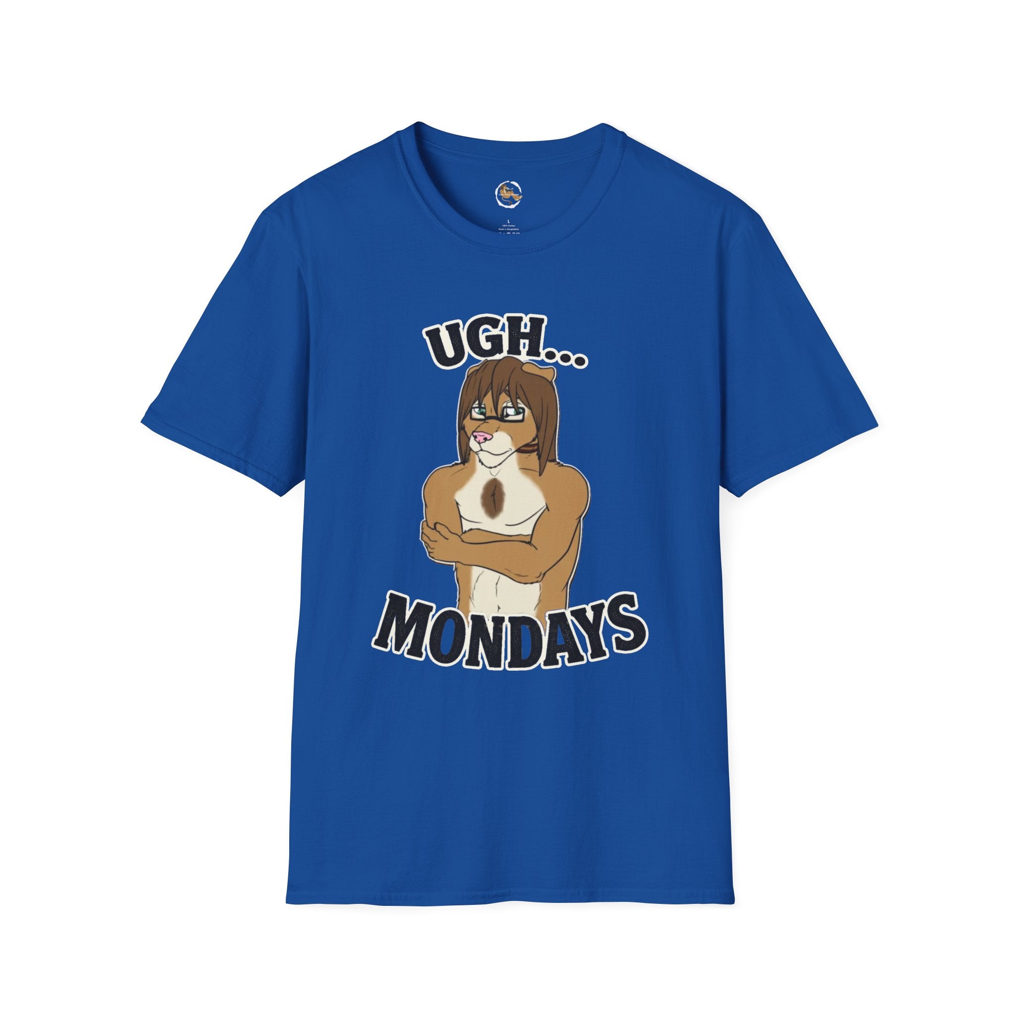 Ugh Mondays Grumpy Lion T-Shirt | Funny Work Casual Tee