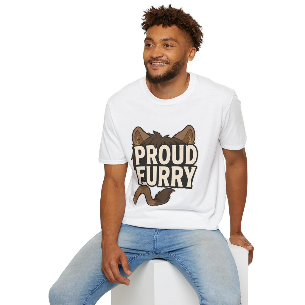 Proud Furry Graphic Tee — Cute Furry Pride T-Shirt