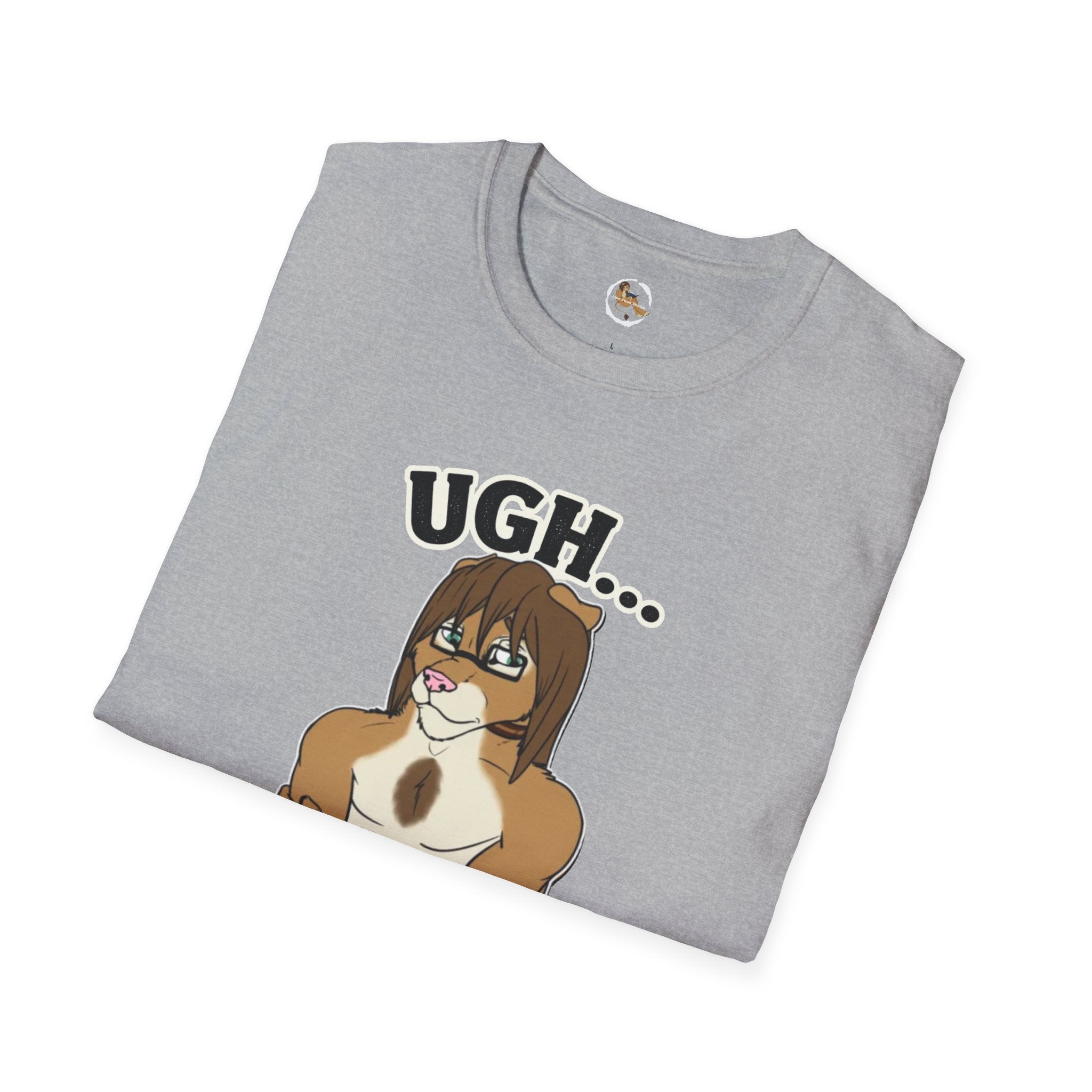 Ugh Mondays Grumpy Lion T-Shirt | Funny Work Casual Tee
