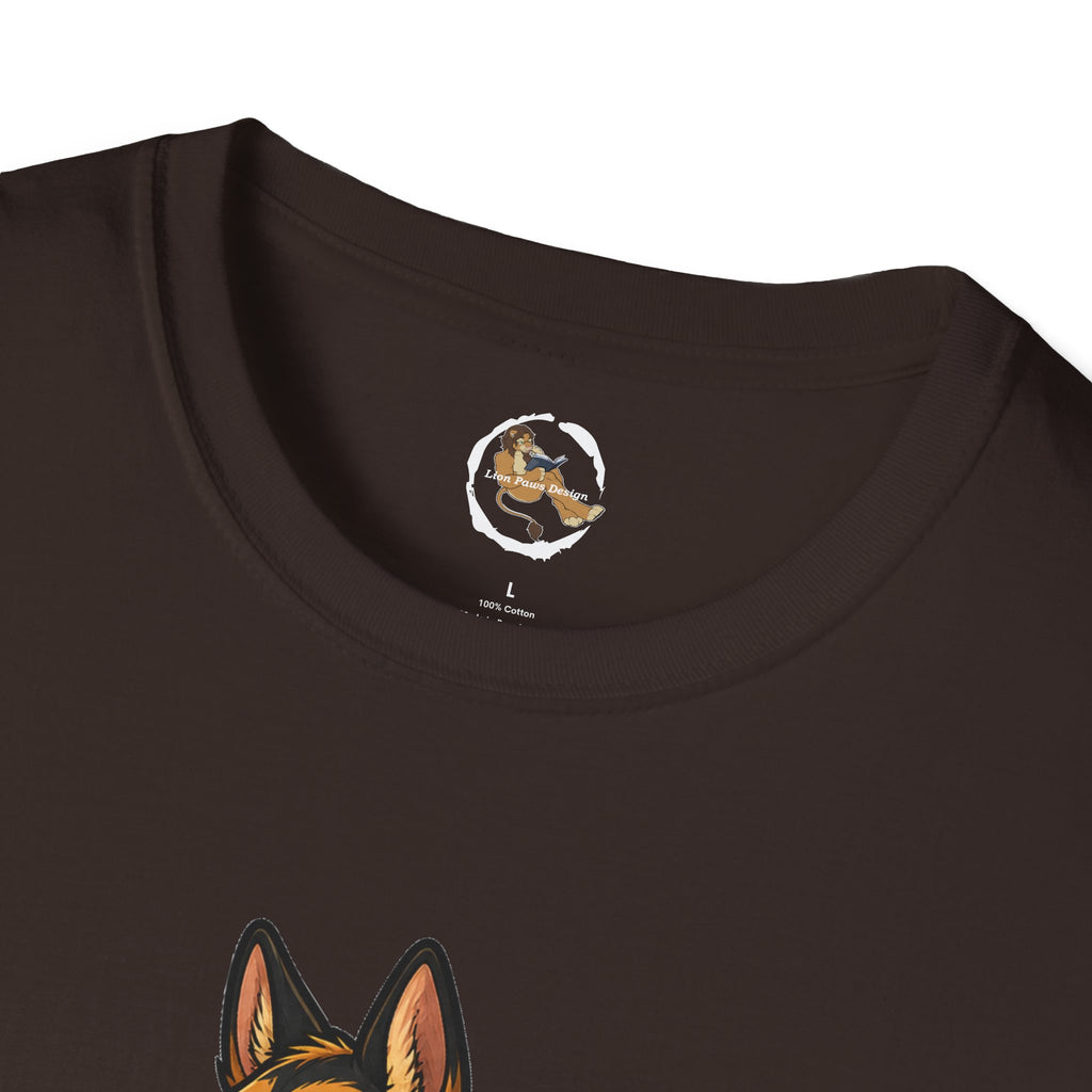 Strong German Shepherd Furry looking to bury a bone T-Shirt | Dog humor