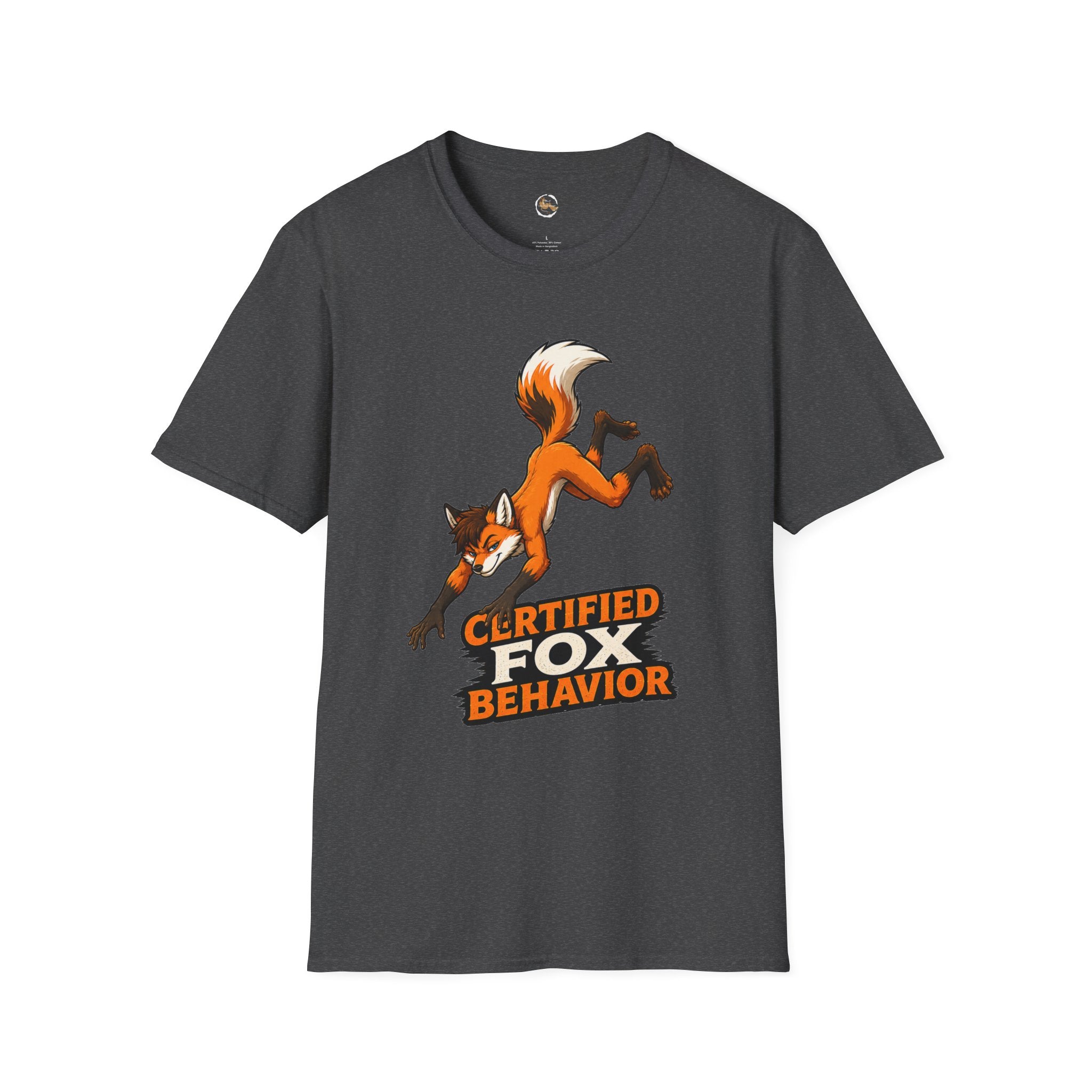 Certified Fox Behavior T-Shirt | Fox Graphic Tee, Animal Humor