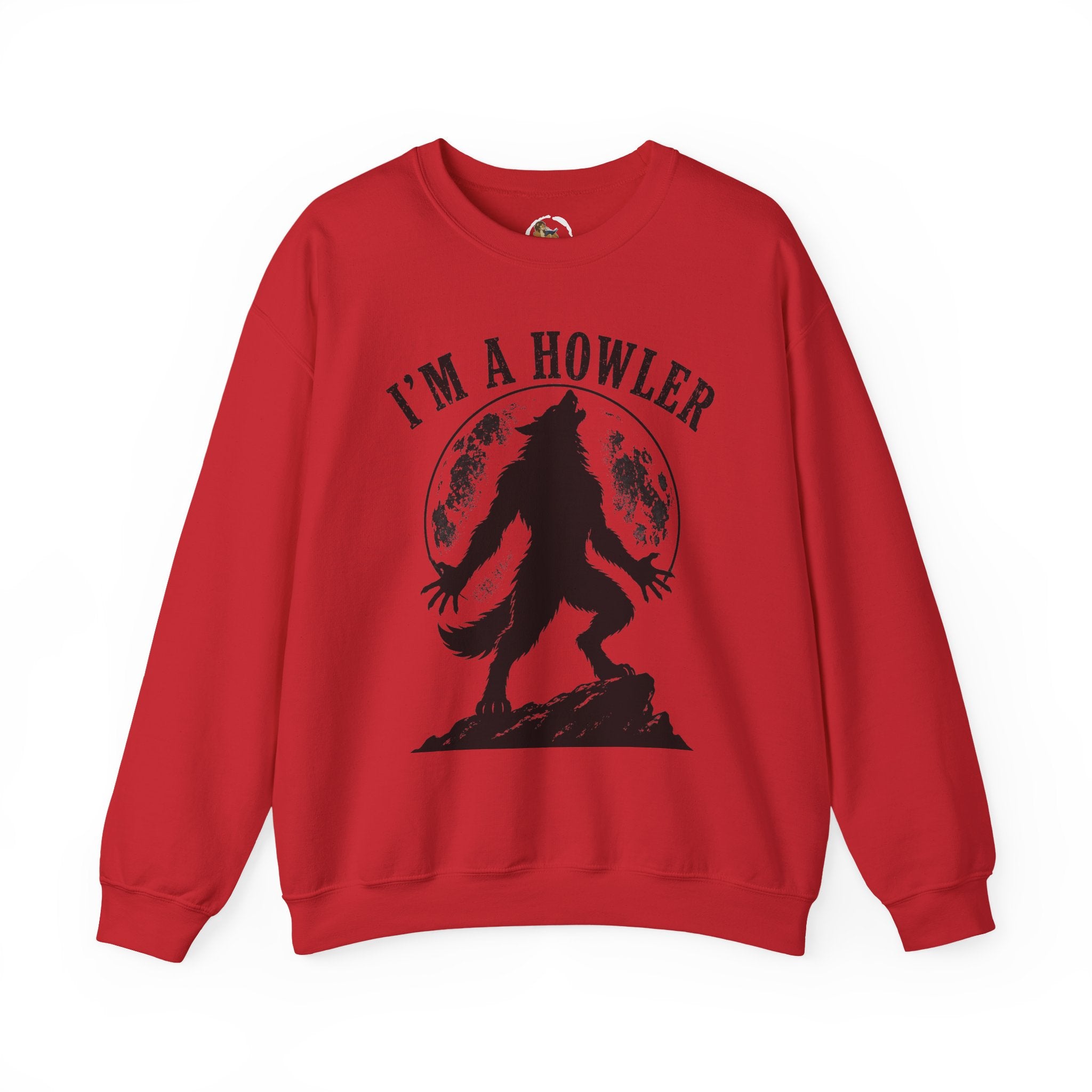 Werewolf Howler Sweeter Crewneck Sweatshirt | Furry Wolf Design