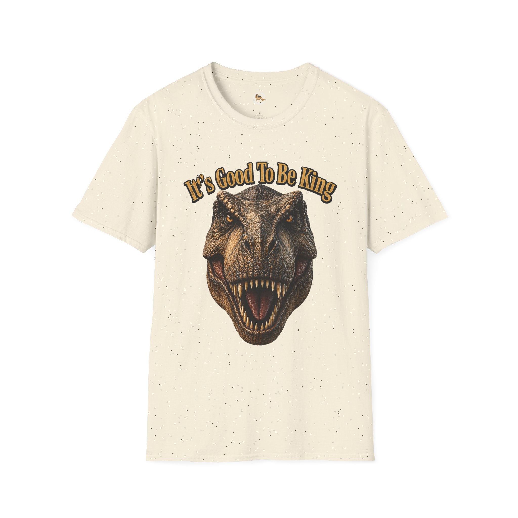 Tyrannosaurus Rex Head It's Good To Be King T-Shirt | Dinosaur Shirt