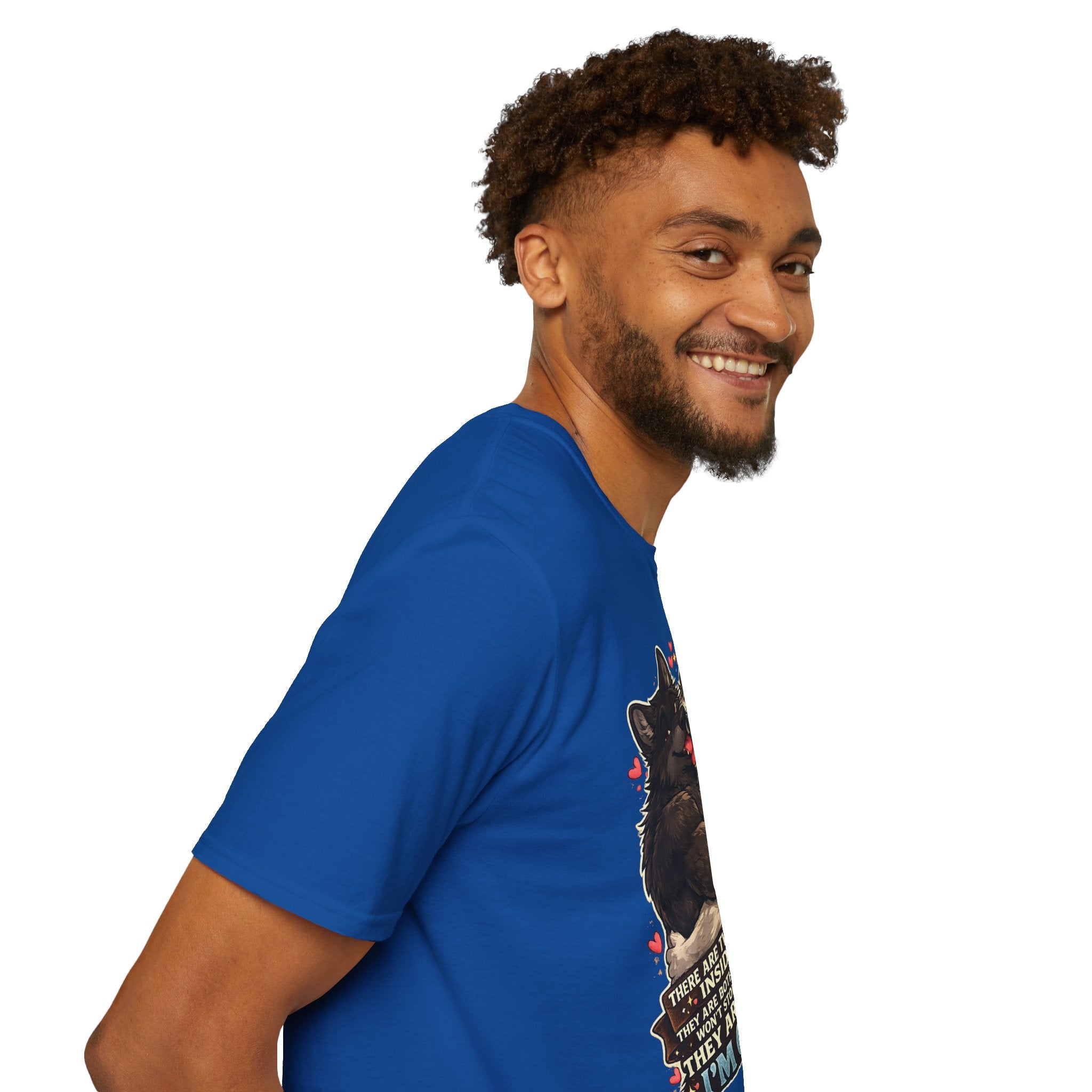 Gay Wolves Graphic T-Shirt - 'There Are Two Wolves' Cute LGBT Pride Tee