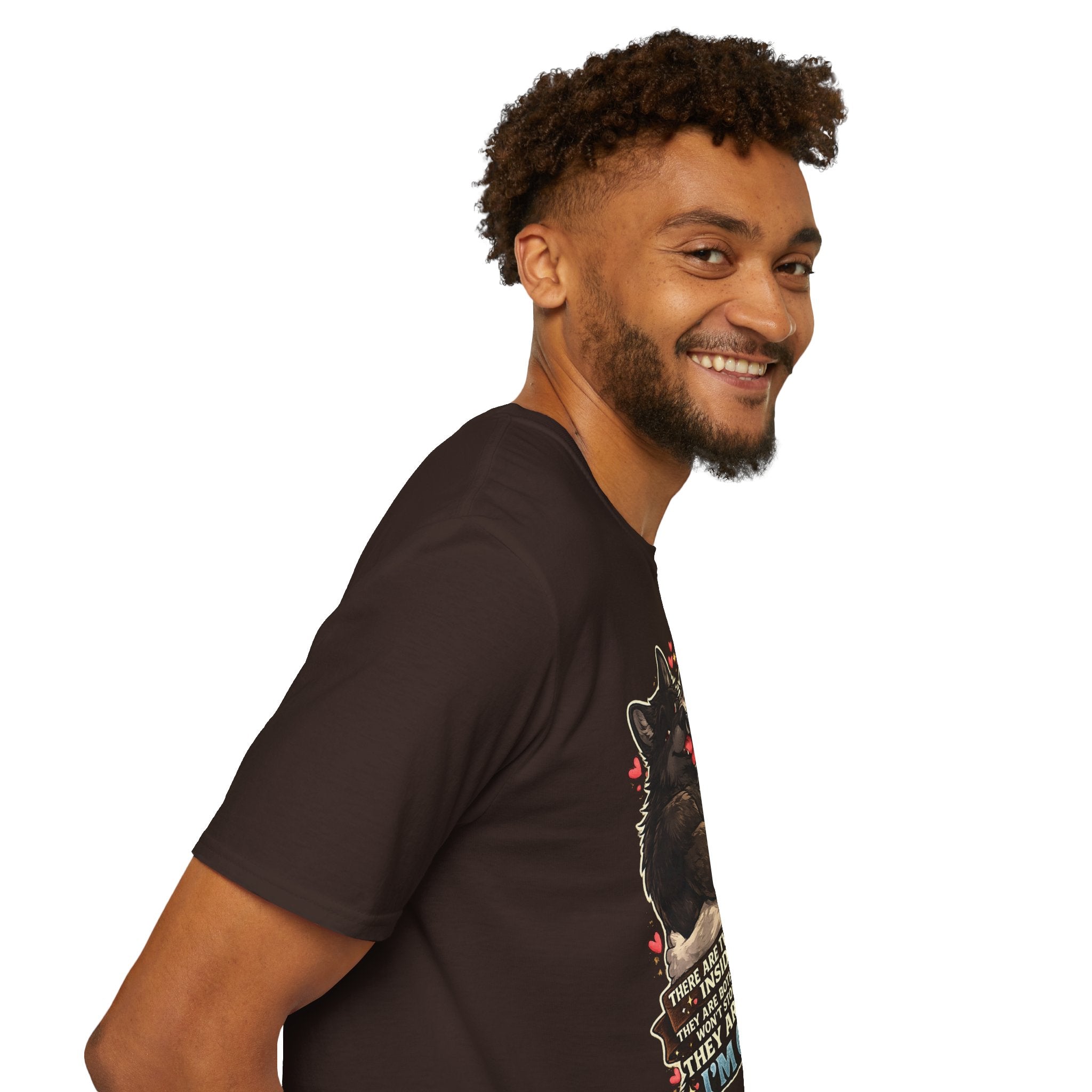 Gay Wolves Graphic T-Shirt - 'There Are Two Wolves' Cute LGBT Pride Tee