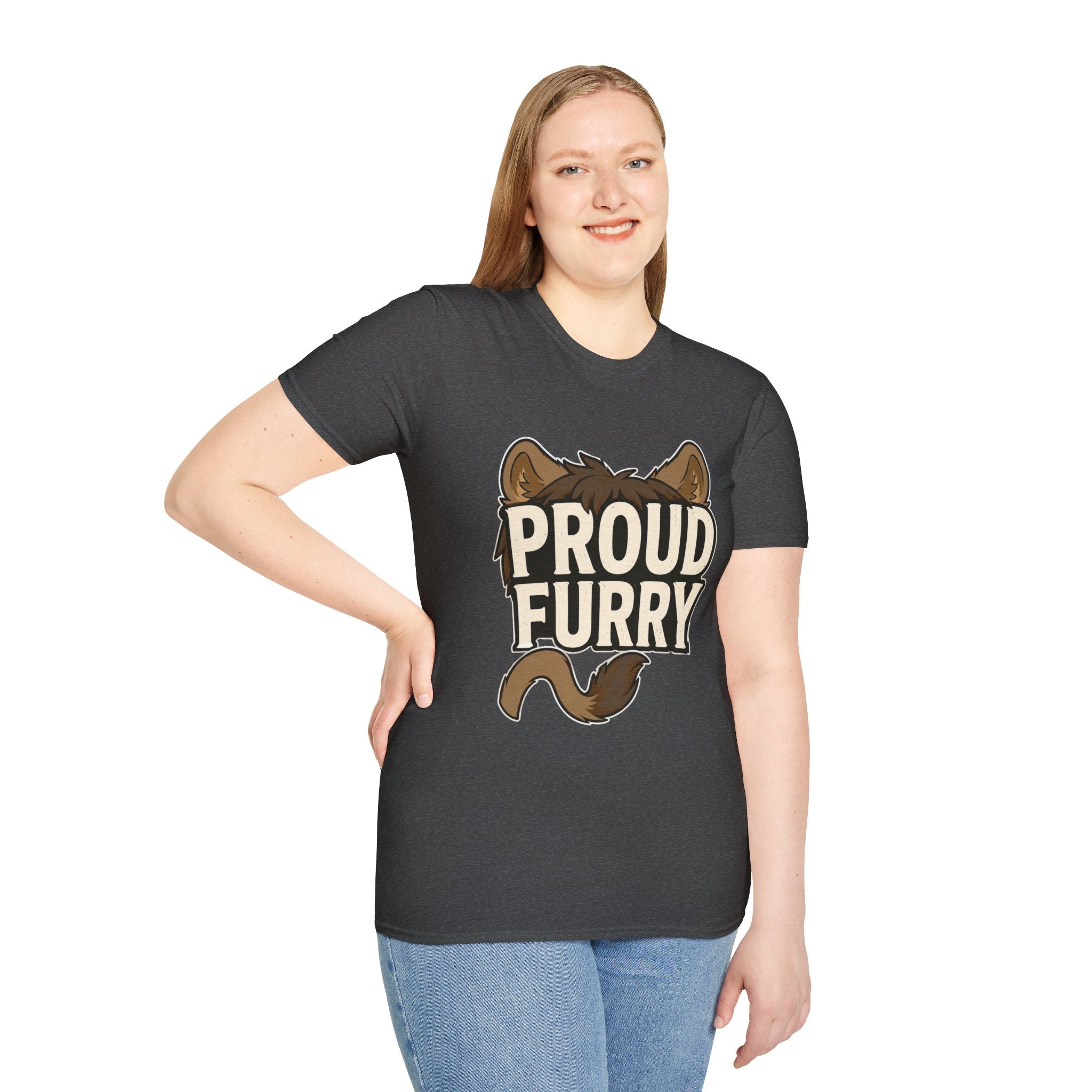 Proud Furry Graphic Tee — Cute Furry Pride T-Shirt