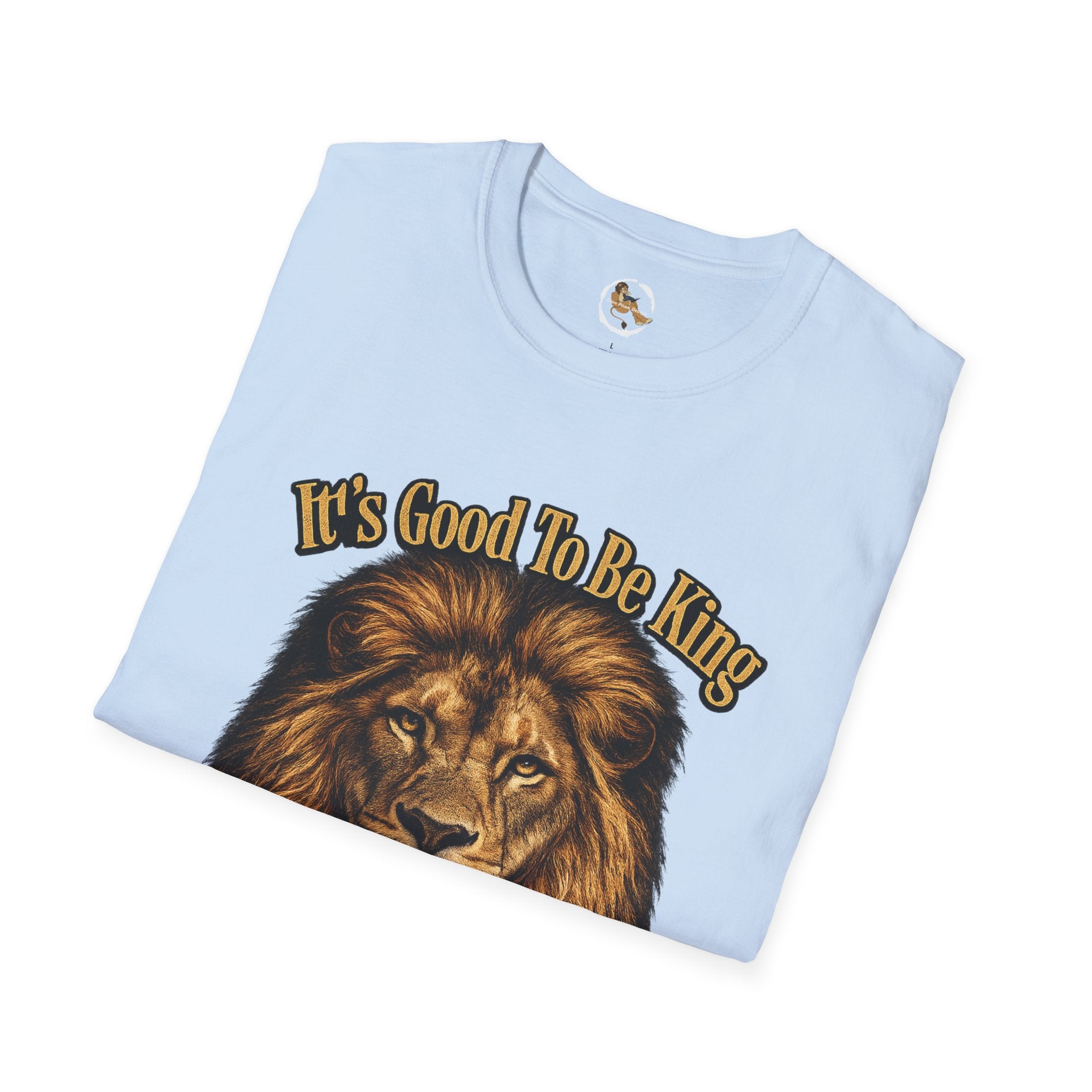 It's Good To Be King Lion Head T-Shirt | Vintage Animal Graphic Tee