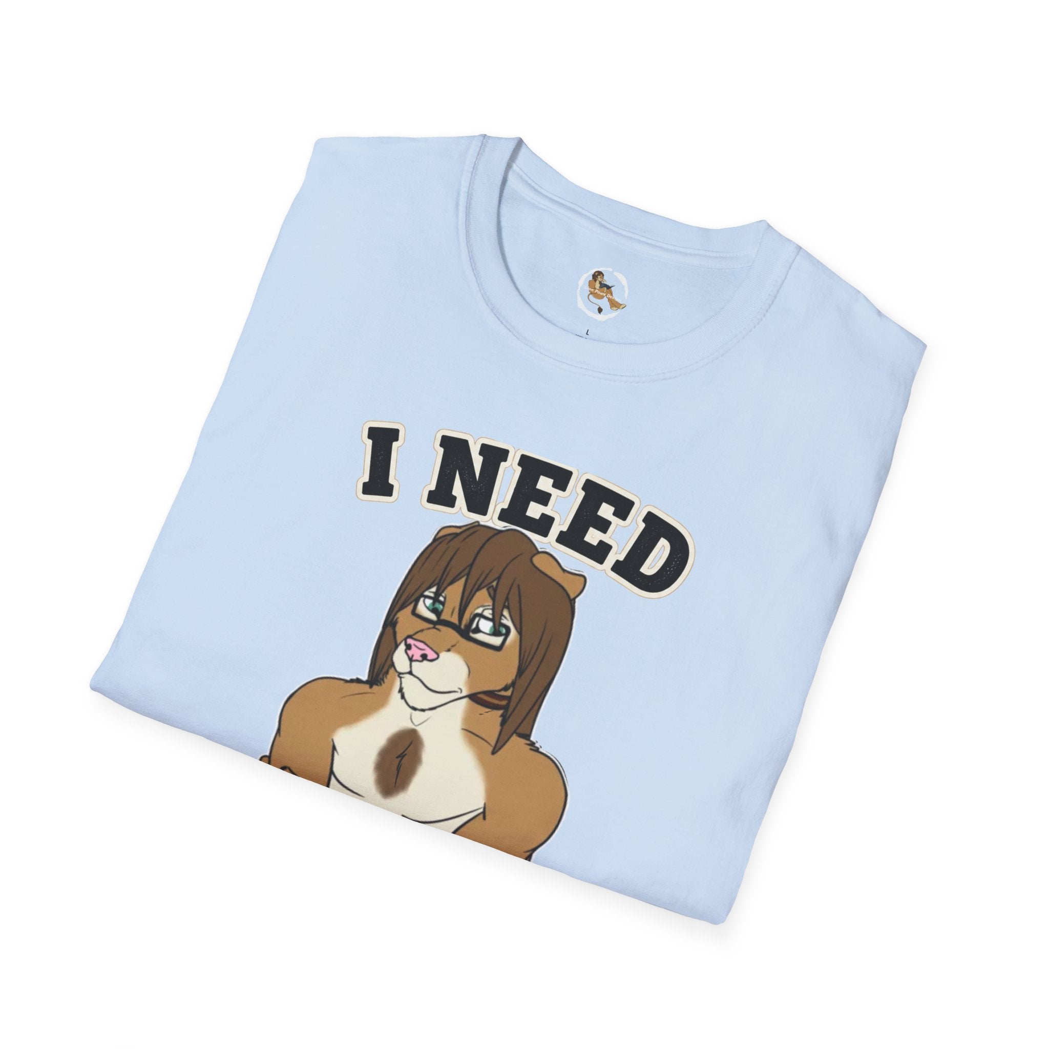 I Need Coffee First Lion Coffee Lover T-Shirt | Funny Furry Graphic