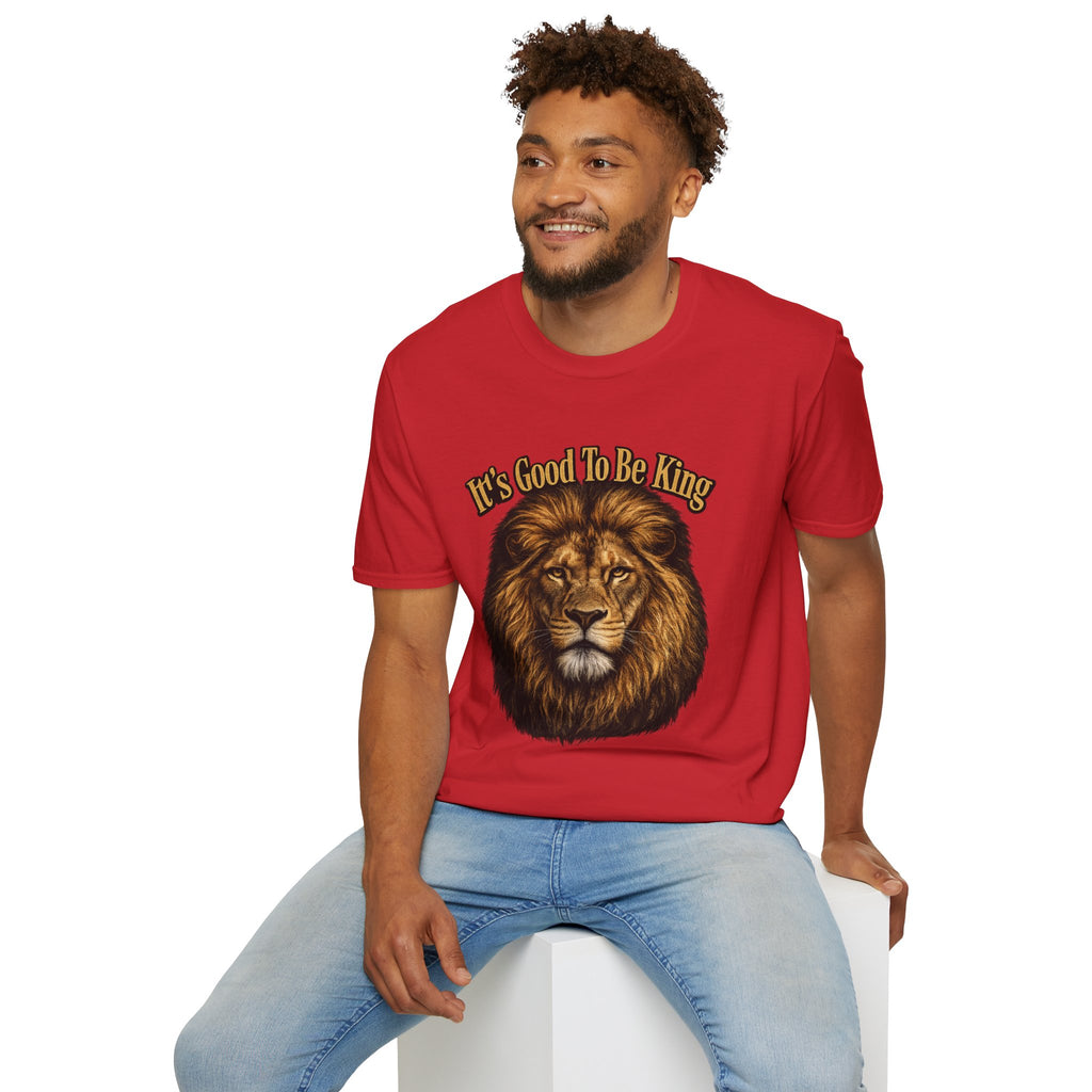 It's Good To Be King Lion Head T-Shirt | Vintage Animal Graphic Tee