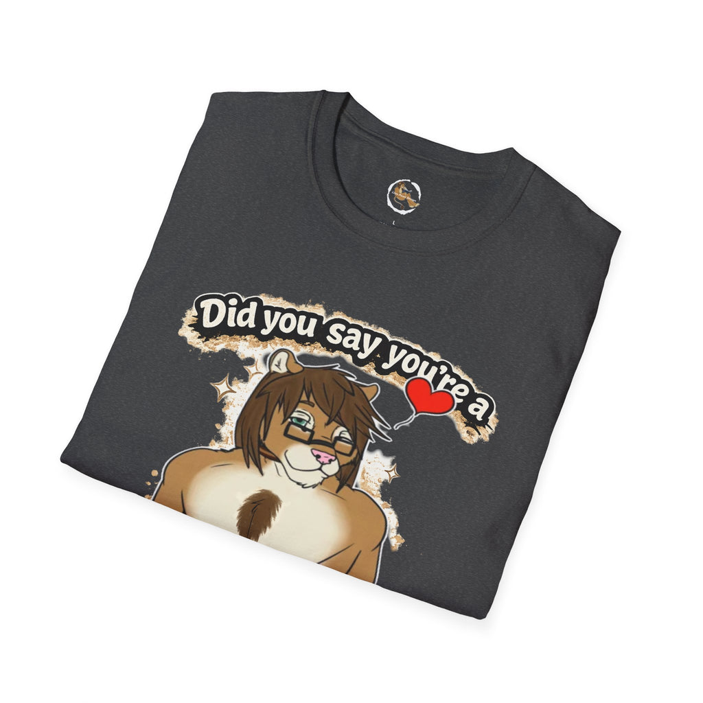 Did you say you're a Lion Tamer? T-Shirt | Furry Lion Character Tee