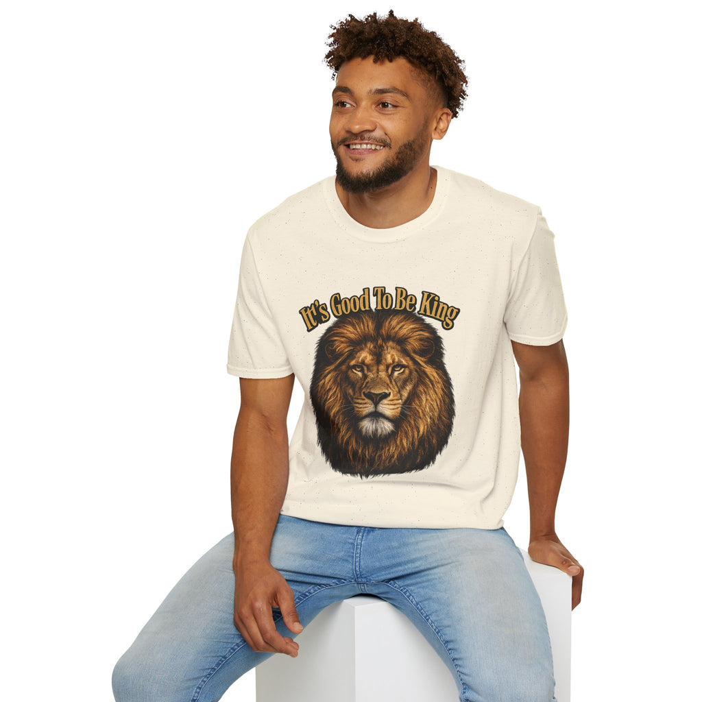 It's Good To Be King Lion Head T-Shirt | Vintage Animal Graphic Tee
