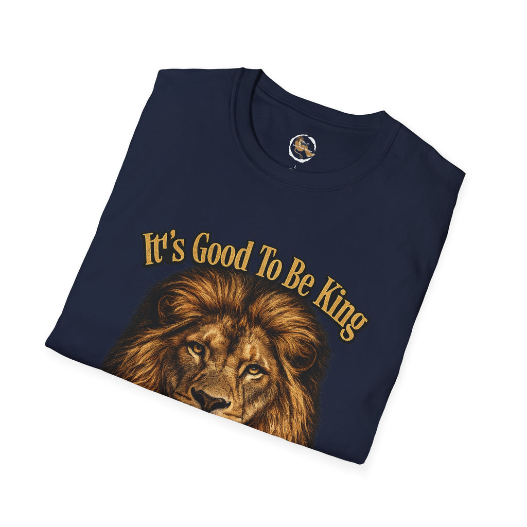 It's Good To Be King Lion Head T-Shirt | Vintage Animal Graphic Tee