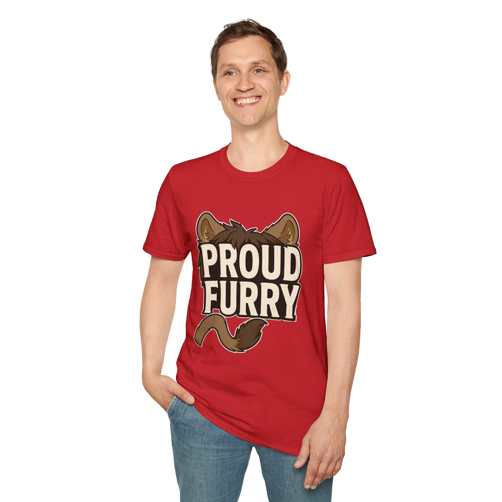 Proud Furry Graphic Tee — Cute Furry Pride T-Shirt