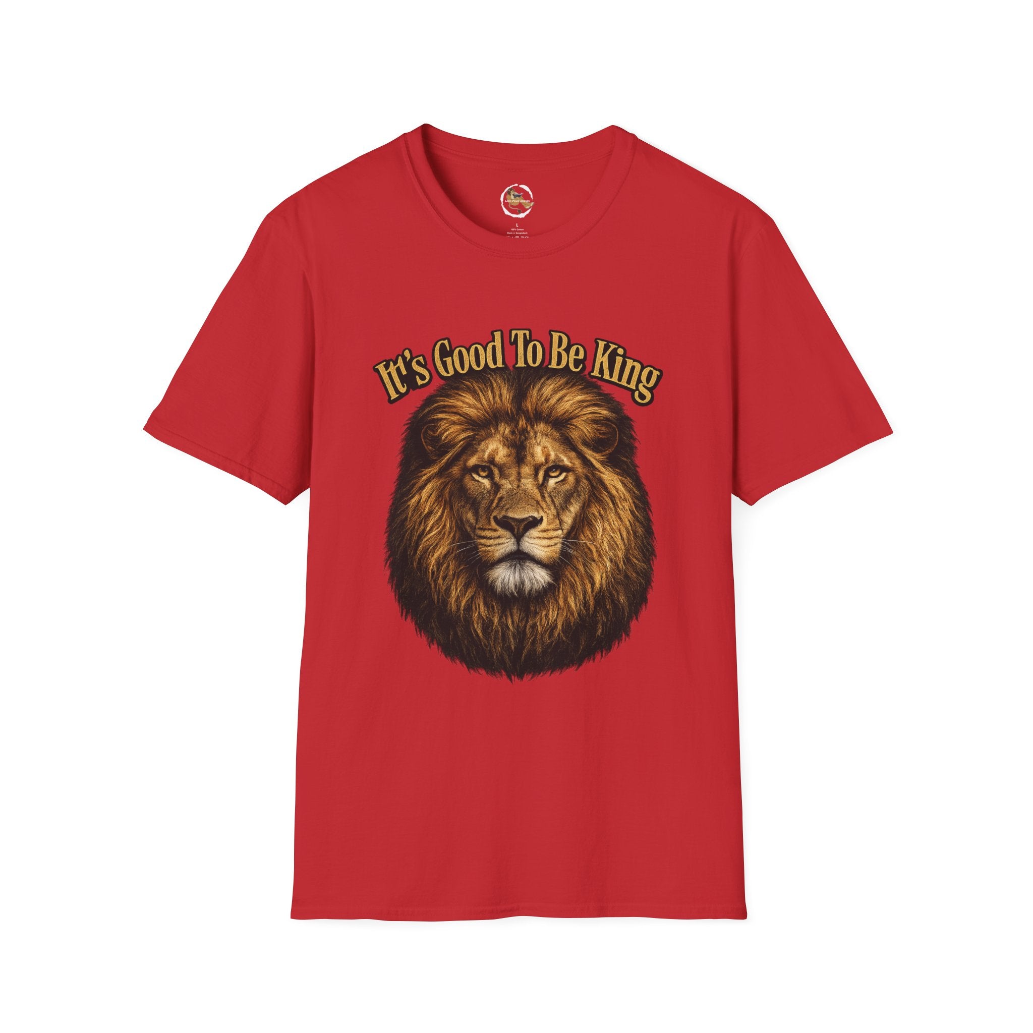 It's Good To Be King Lion Head T-Shirt | Vintage Animal Graphic Tee