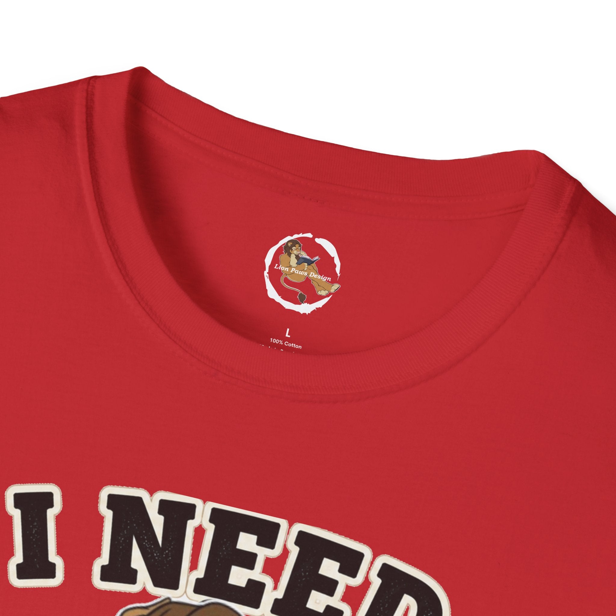I Need Coffee First Lion Coffee Lover T-Shirt | Funny Furry Graphic