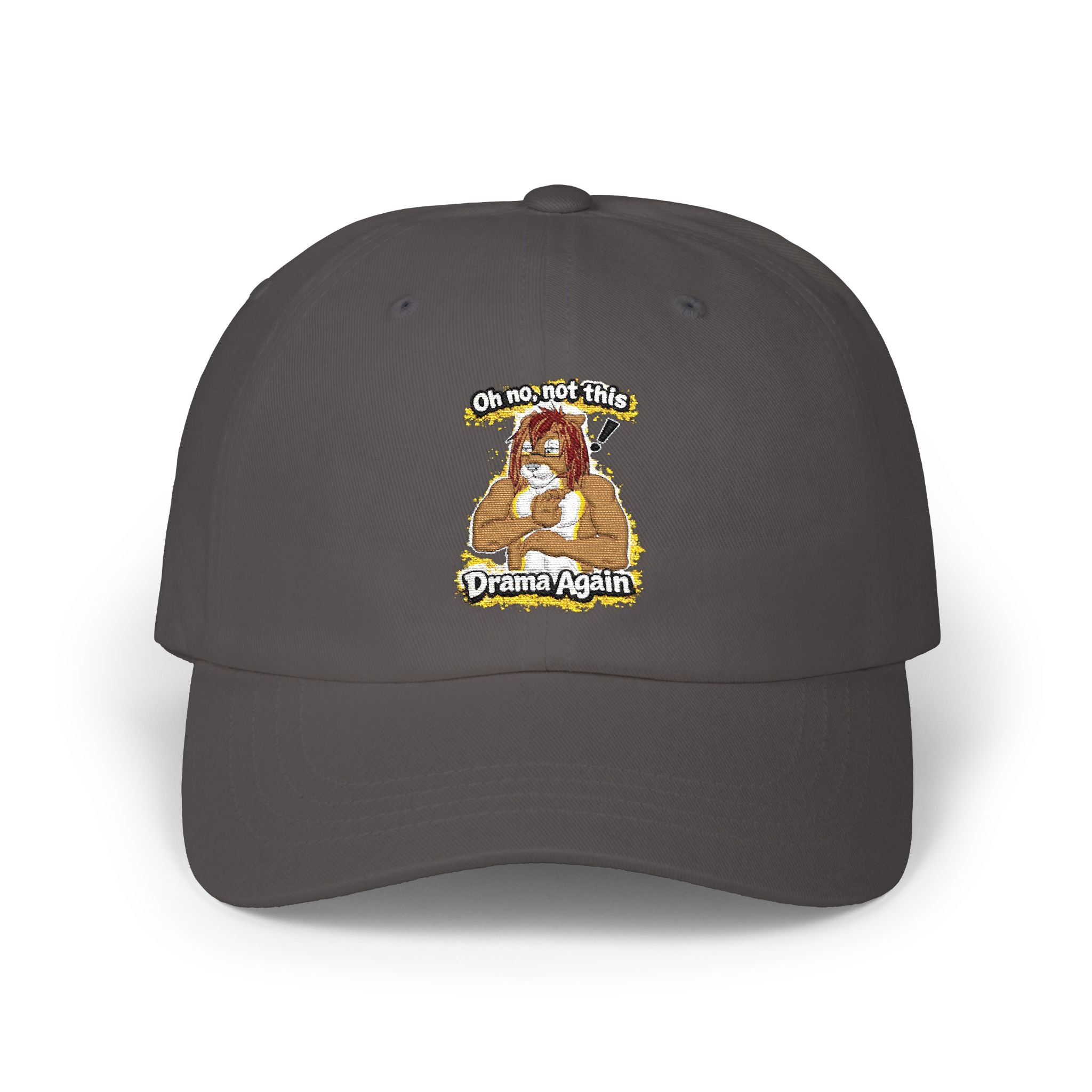 Oh No Not This Drama Again Lion Furry Dad Cap