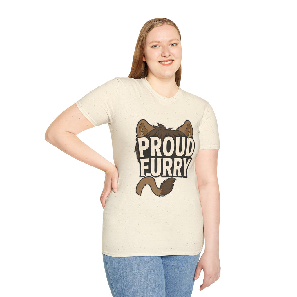 Proud Furry Graphic Tee — Cute Furry Pride T-Shirt
