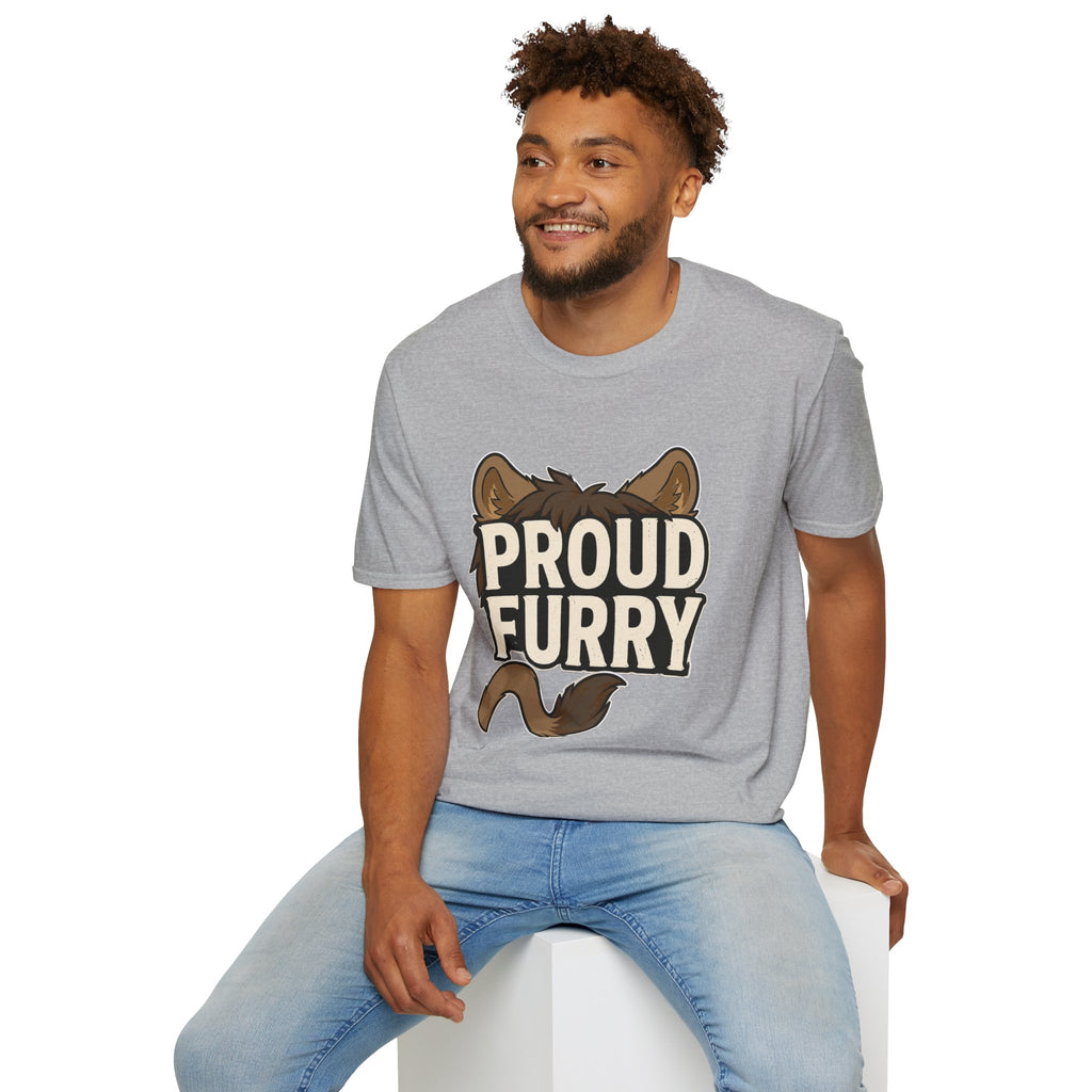 Proud Furry Graphic Tee — Cute Furry Pride T-Shirt