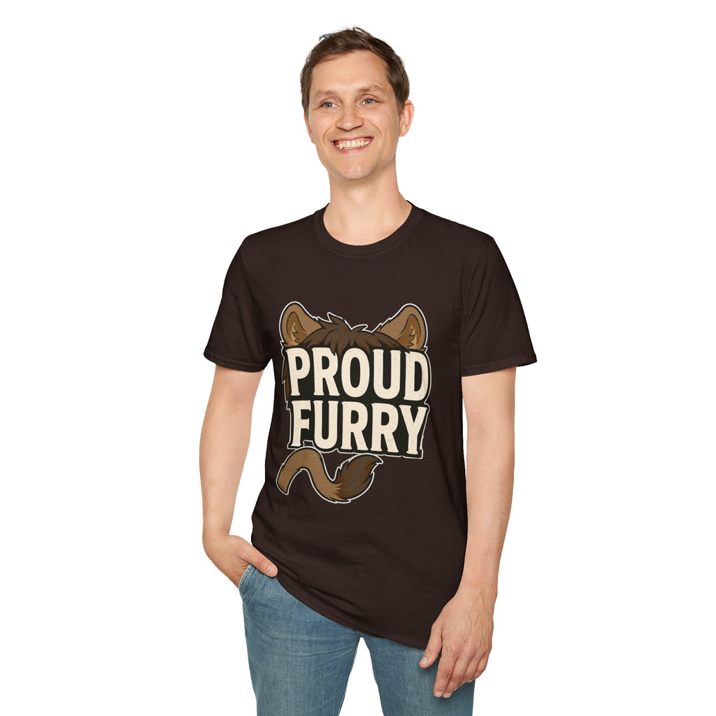 Proud Furry Graphic Tee — Cute Furry Pride T-Shirt