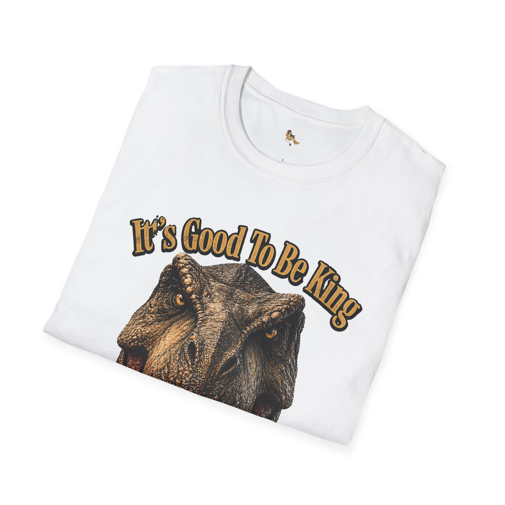 Tyrannosaurus Rex Head It's Good To Be King T-Shirt | Dinosaur Shirt