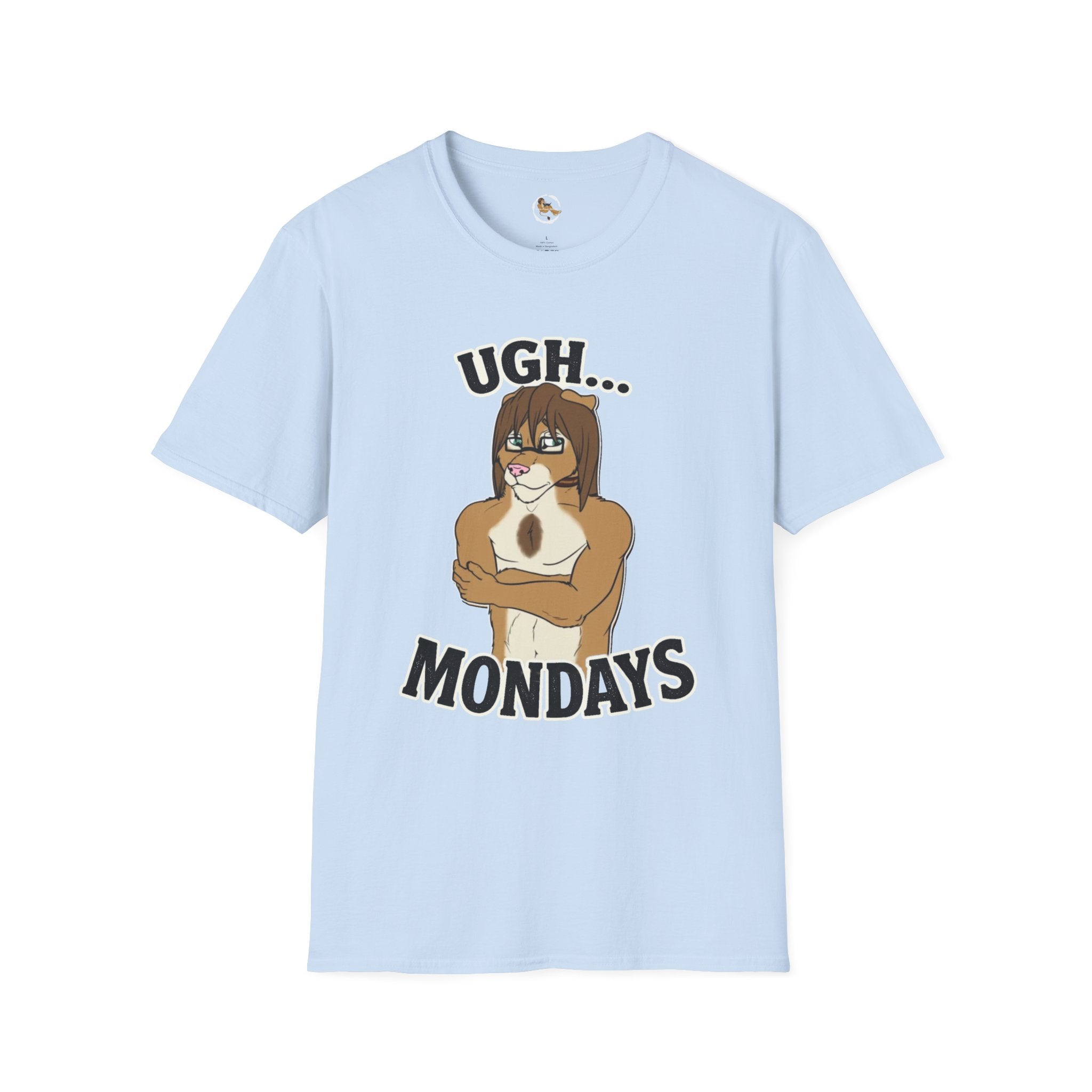 Ugh Mondays Grumpy Lion T-Shirt | Funny Work Casual Tee