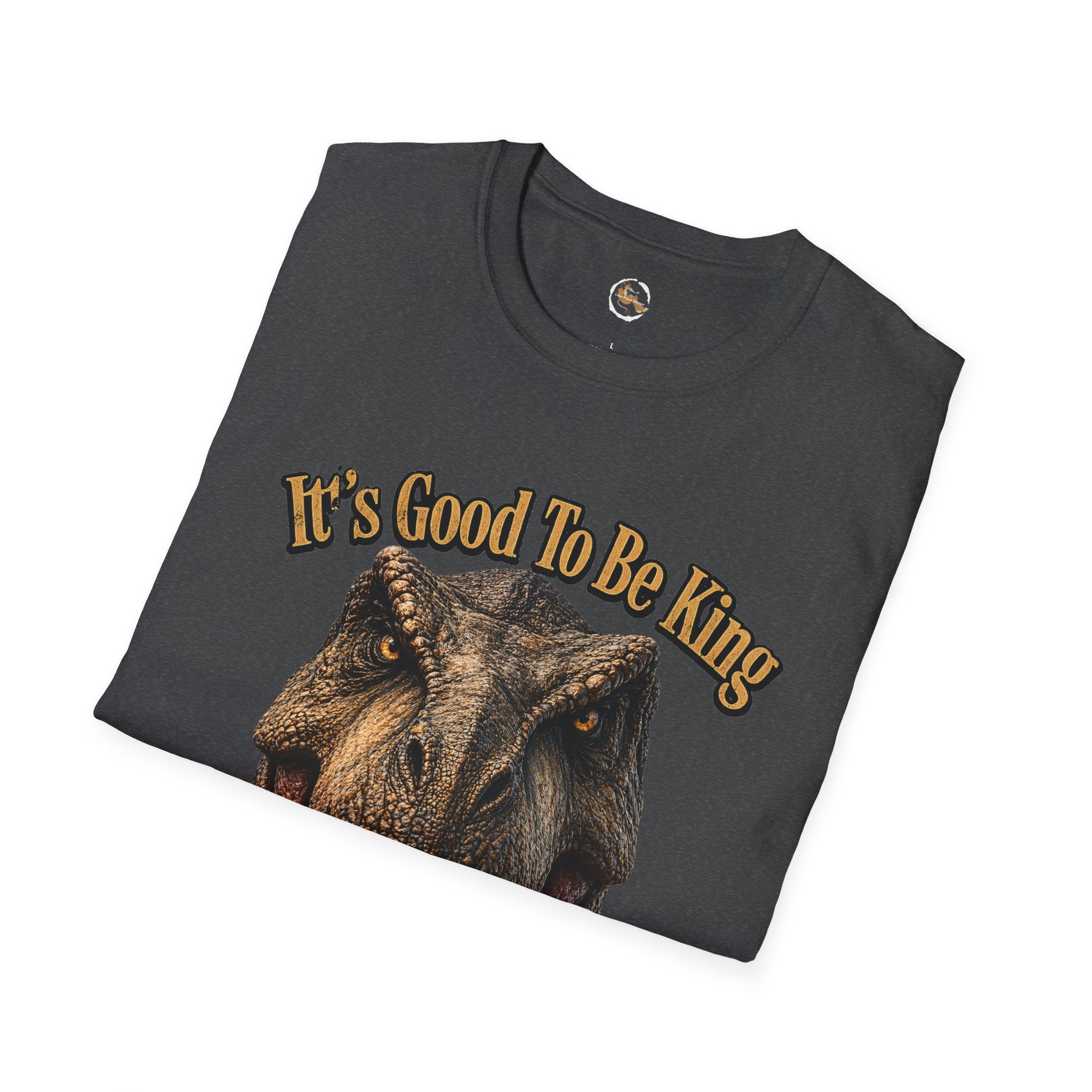 Tyrannosaurus Rex Head It's Good To Be King T-Shirt | Dinosaur Shirt
