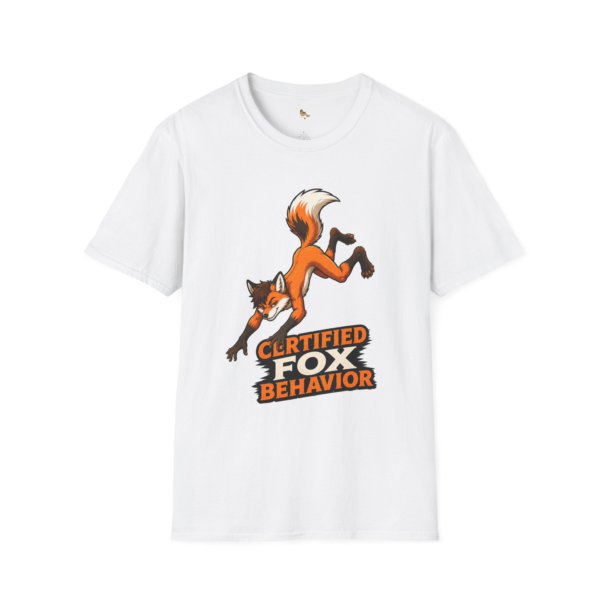 Certified Fox Behavior T-Shirt | Fox Graphic Tee, Animal Humor