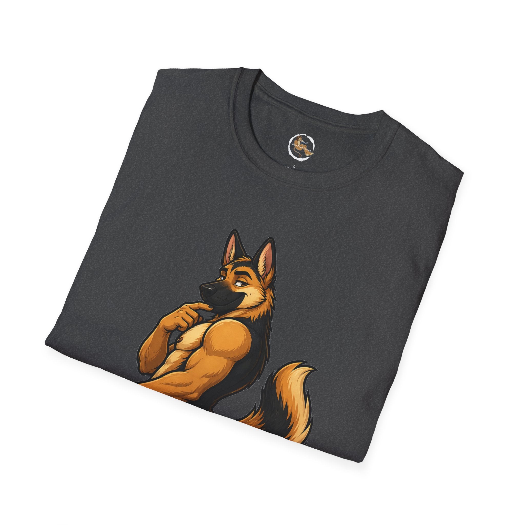 Strong German Shepherd Furry looking to bury a bone T-Shirt | Dog humor