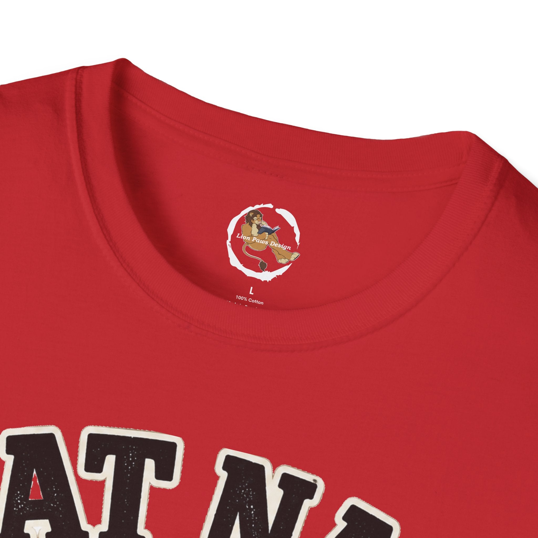 Sleeping Lion Cat Nap T-Shirt | Cute Furry Cat Graphic Tee
