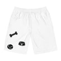 Dog Toy Pattern Mens Board Shorts | tennis ball bone food bowl