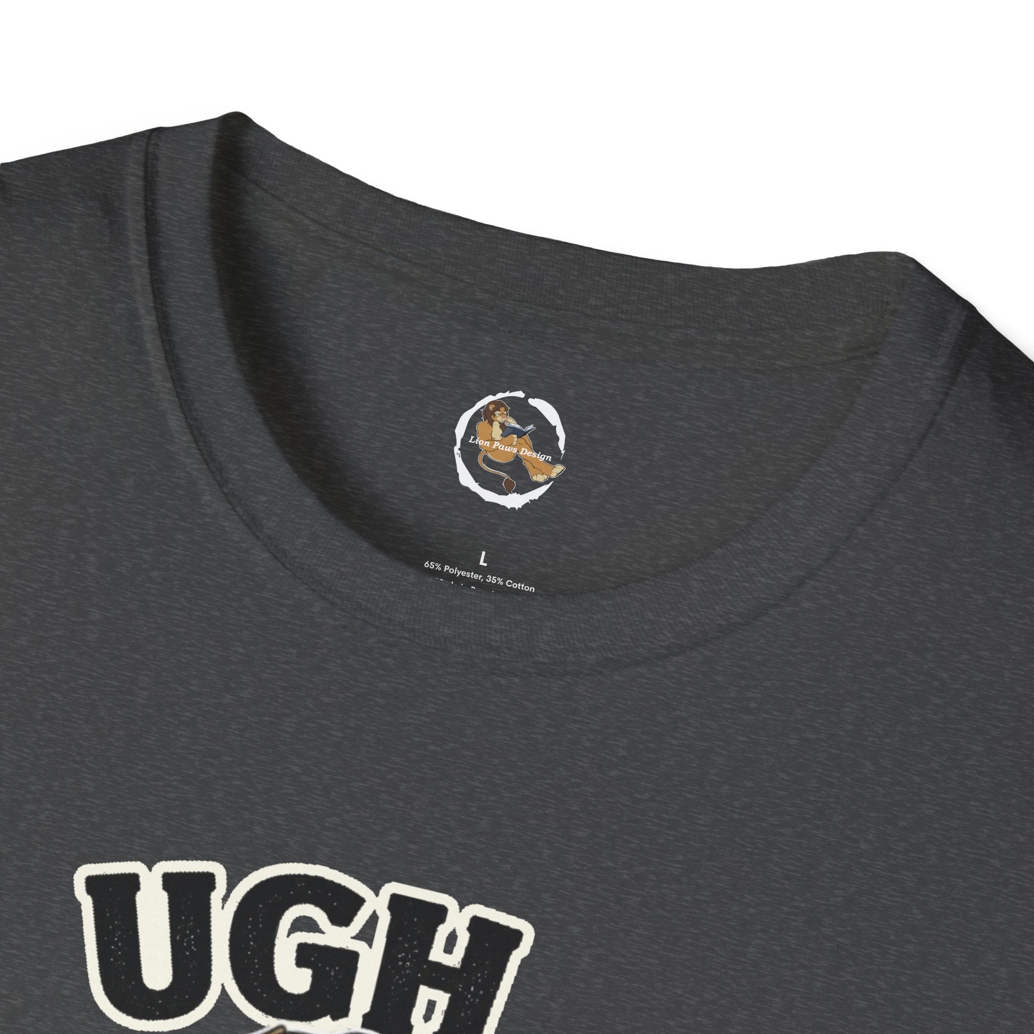 Ugh Mondays Grumpy Lion T-Shirt | Funny Work Casual Tee