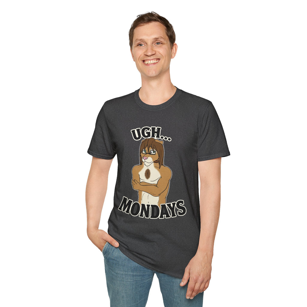 Ugh Mondays Grumpy Lion T-Shirt | Funny Work Casual Tee