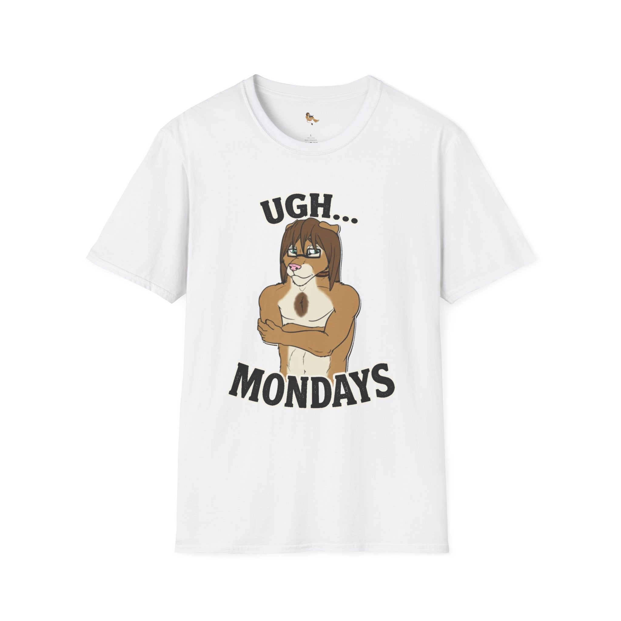 Ugh Mondays Grumpy Lion T-Shirt | Funny Work Casual Tee