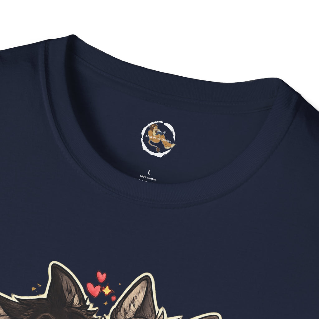 Gay Wolves Graphic T-Shirt - 'There Are Two Wolves' Cute LGBT Pride Tee
