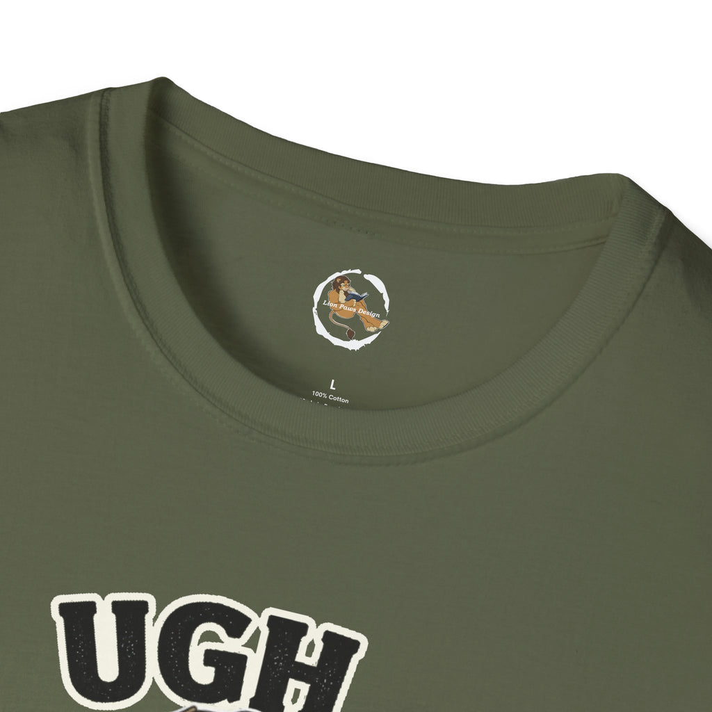 Ugh Mondays Grumpy Lion T-Shirt | Funny Work Casual Tee