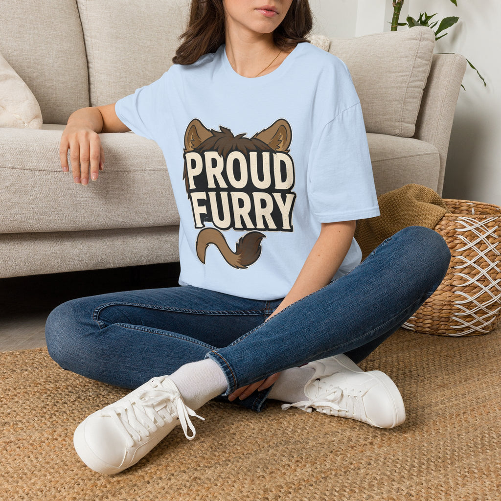 Proud Furry Graphic Tee — Cute Furry Pride T-Shirt