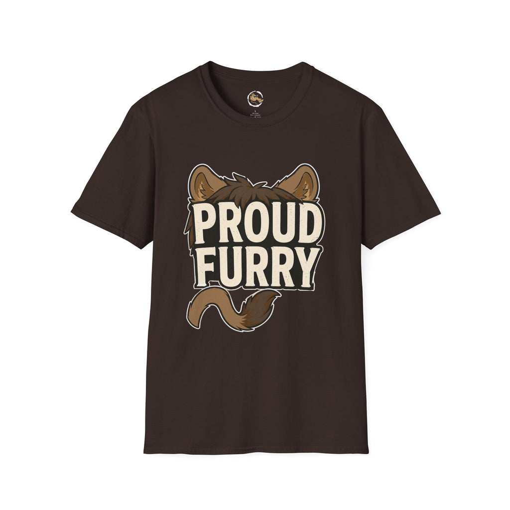 Proud Furry Graphic Tee — Cute Furry Pride T-Shirt