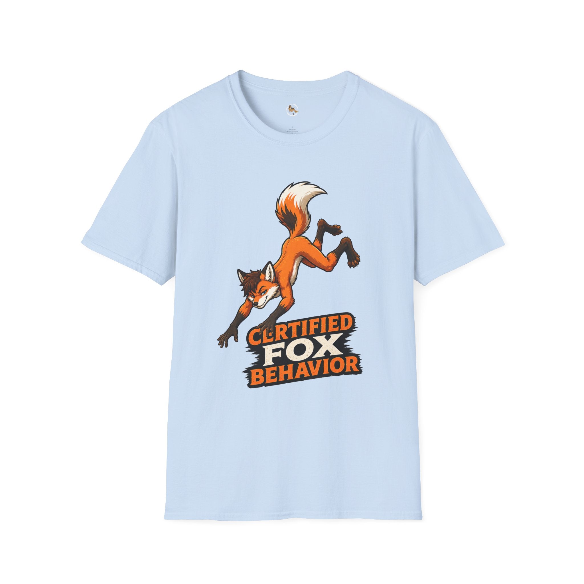 Certified Fox Behavior T-Shirt | Fox Graphic Tee, Animal Humor