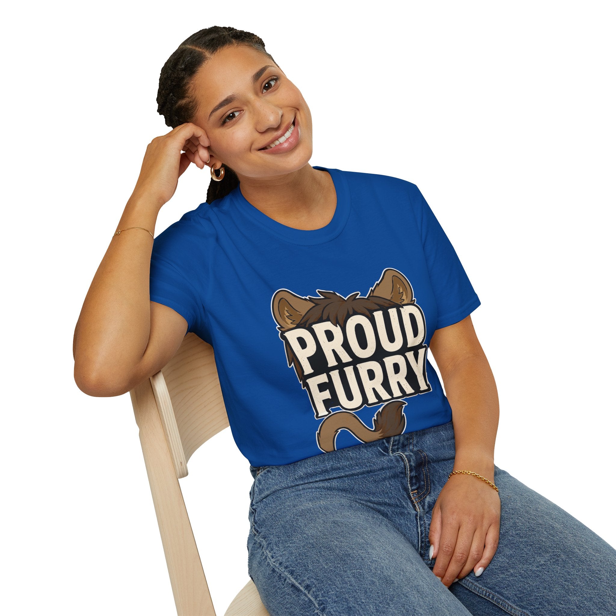 Proud Furry Graphic Tee — Cute Furry Pride T-Shirt