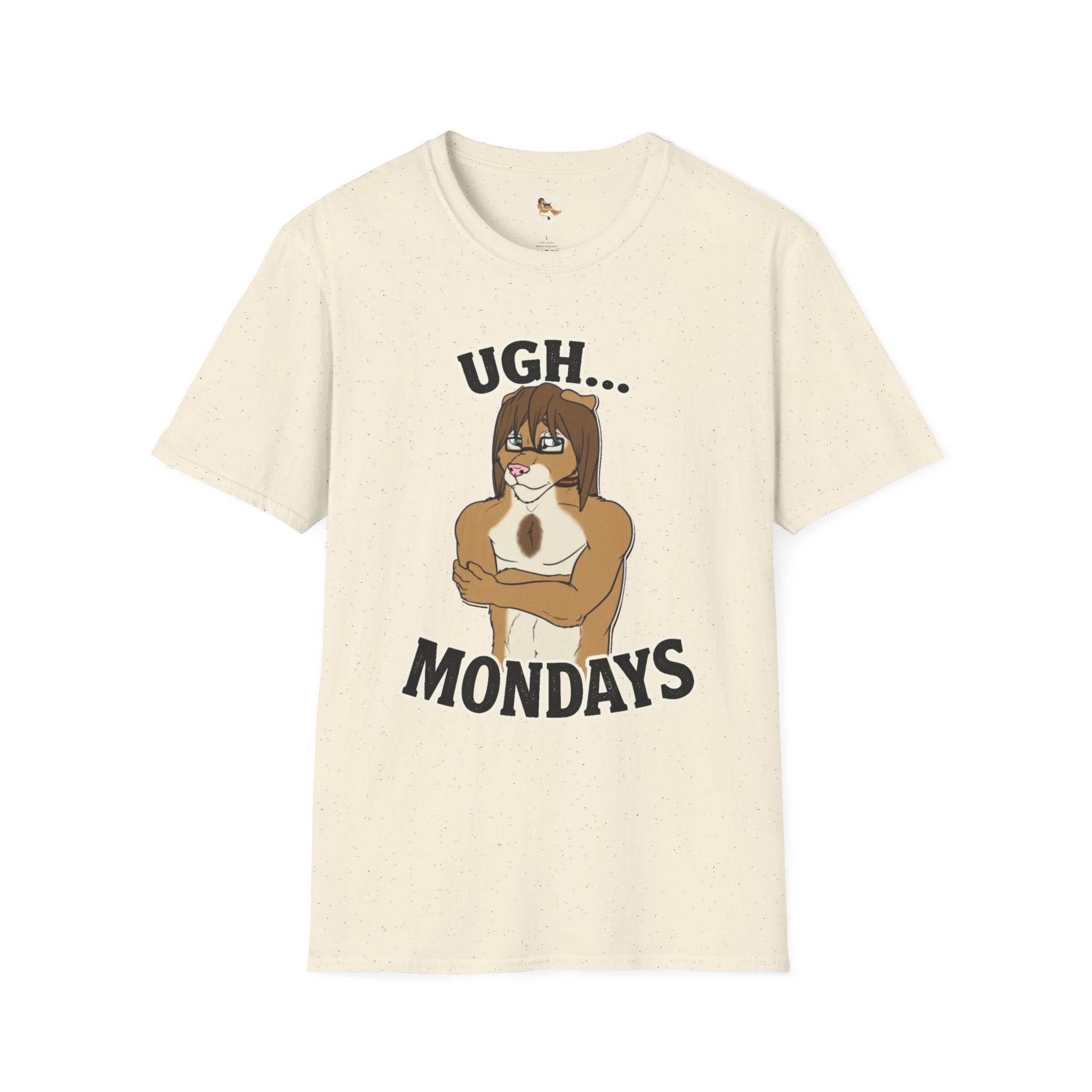 Ugh Mondays Grumpy Lion T-Shirt | Funny Work Casual Tee