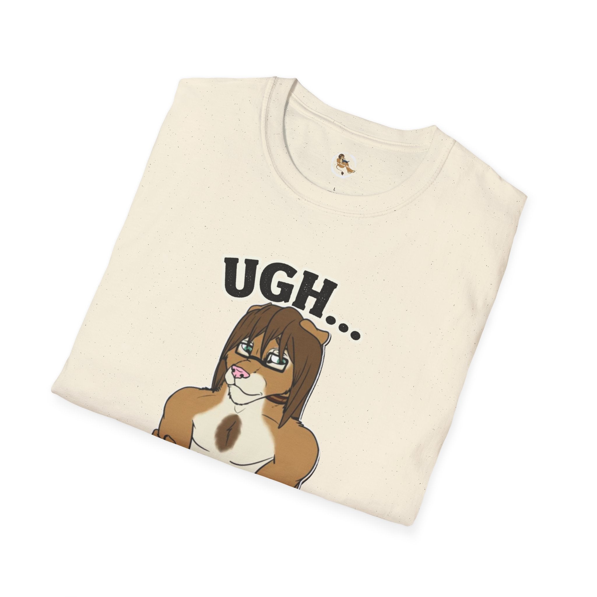Ugh Mondays Grumpy Lion T-Shirt | Funny Work Casual Tee