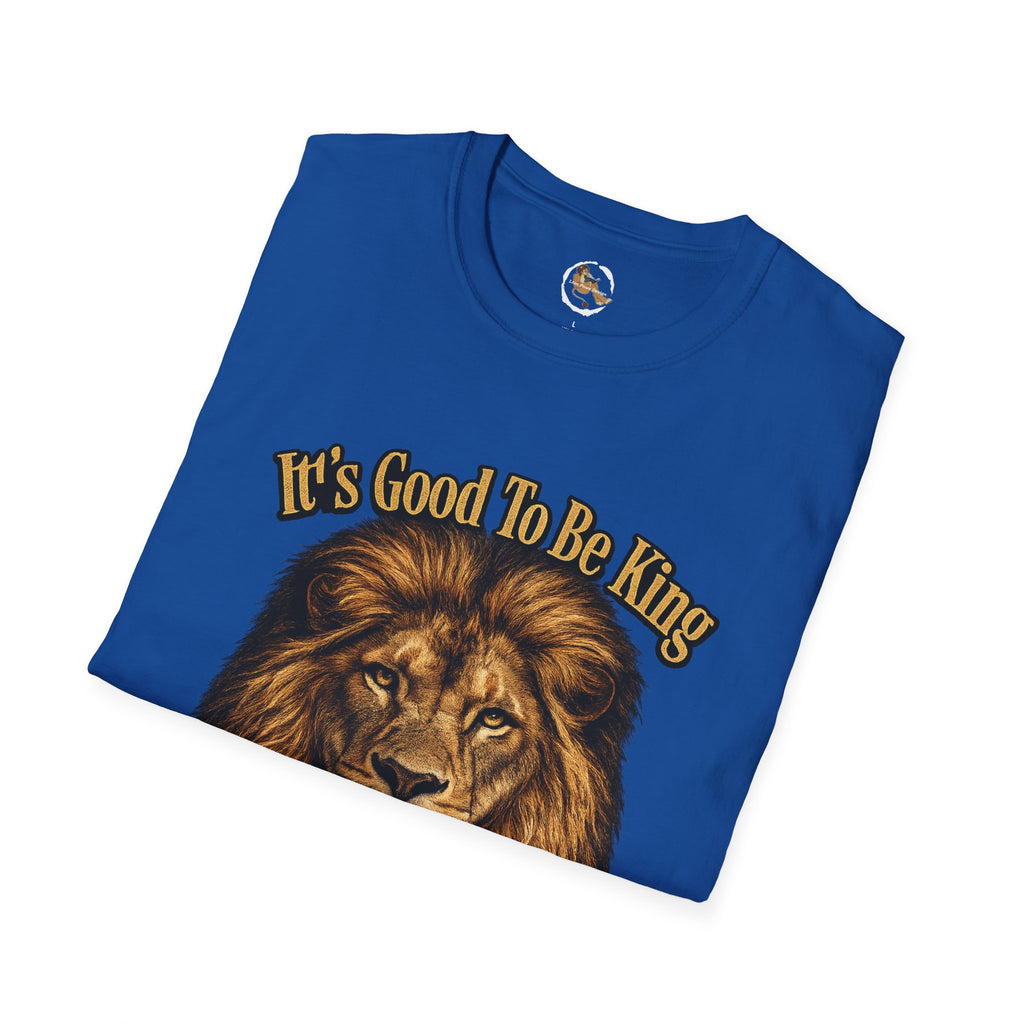 It's Good To Be King Lion Head T-Shirt | Vintage Animal Graphic Tee