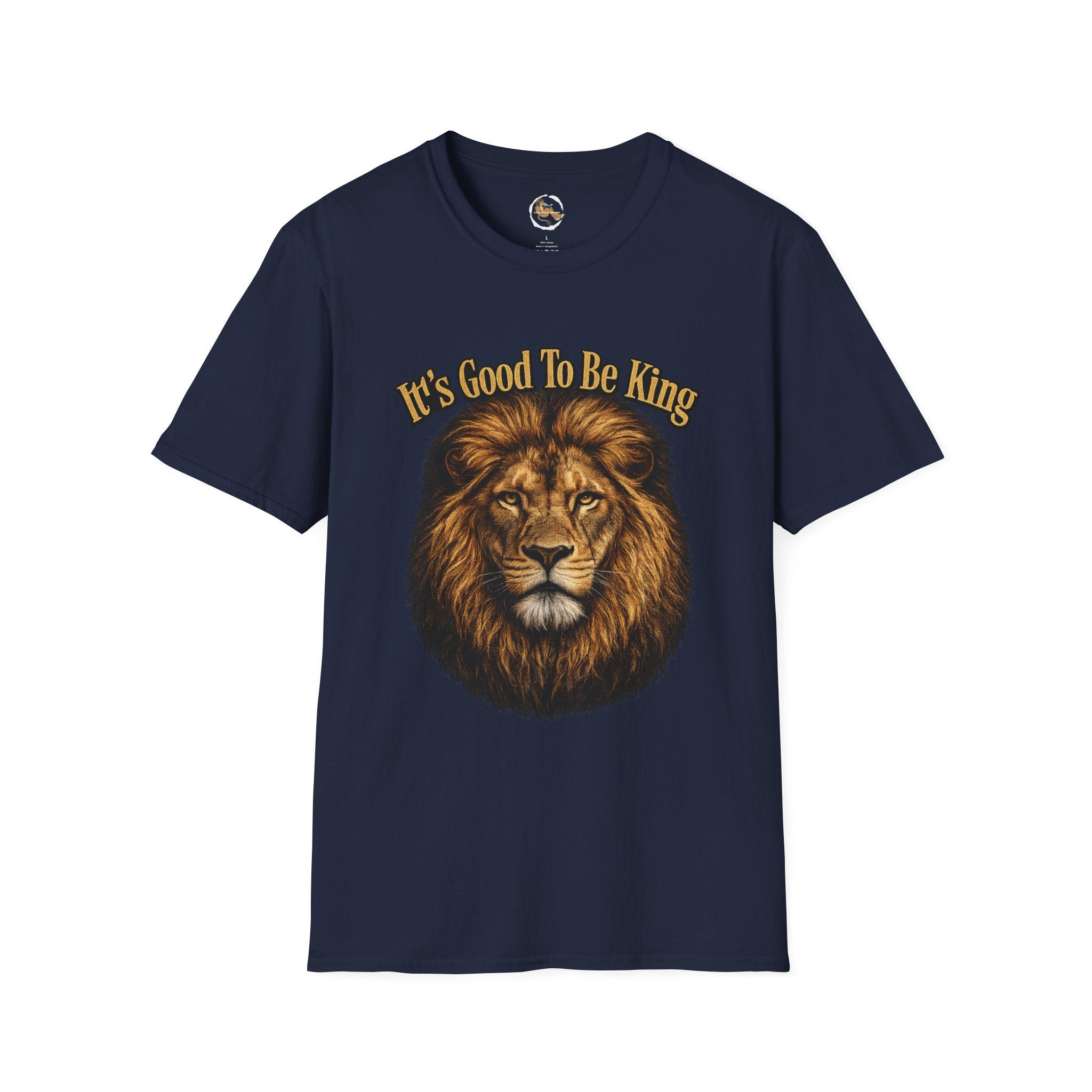 It's Good To Be King Lion Head T-Shirt | Vintage Animal Graphic Tee