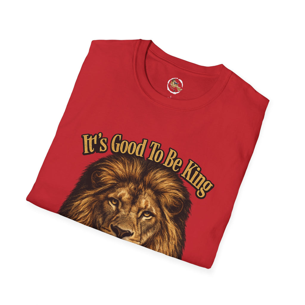 It's Good To Be King Lion Head T-Shirt | Vintage Animal Graphic Tee