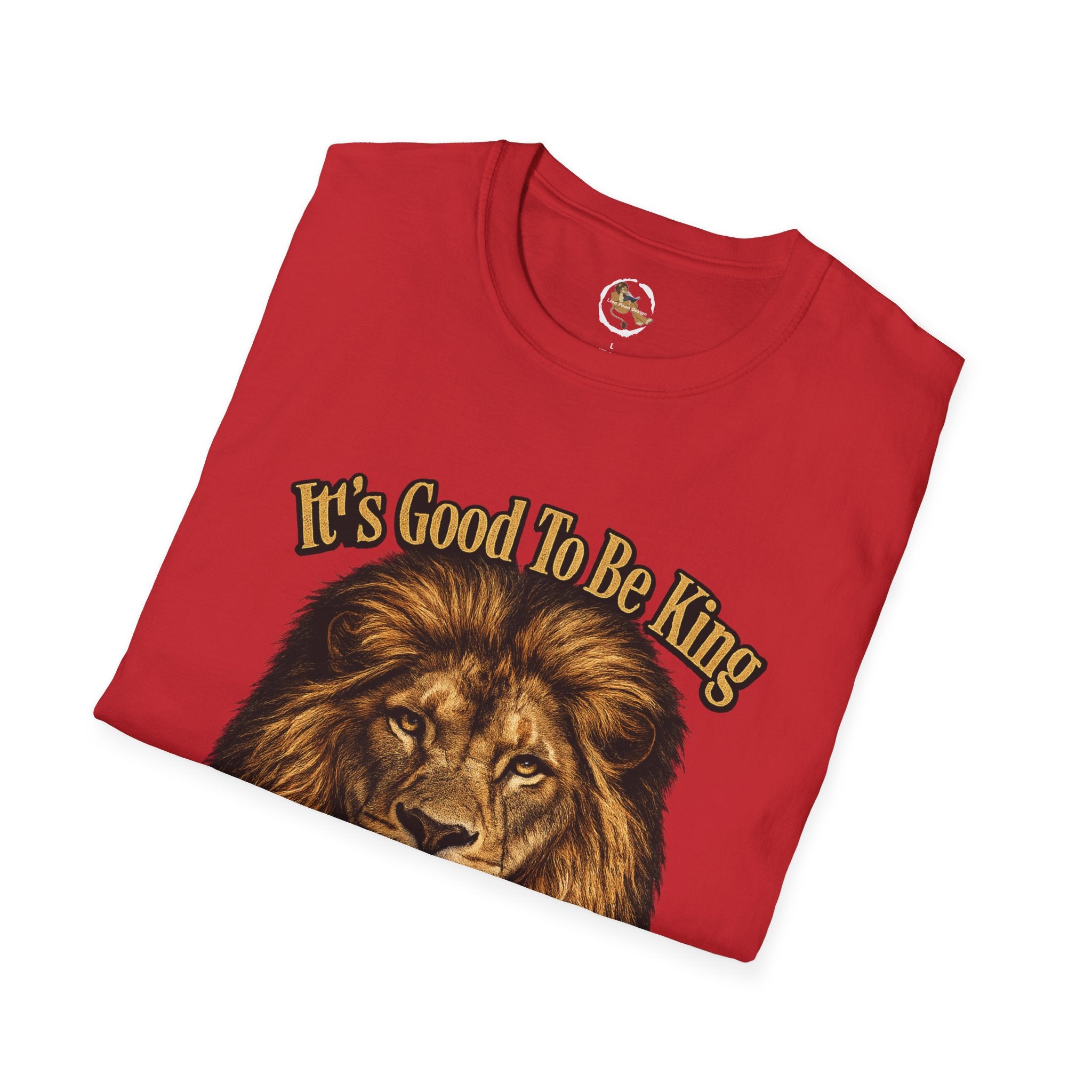 It's Good To Be King Lion Head T-Shirt | Vintage Animal Graphic Tee